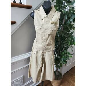 NWT Shorty Ivory Sleeveless Vests (L) & Capris (7)